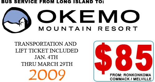 Okem 1 day ski trip